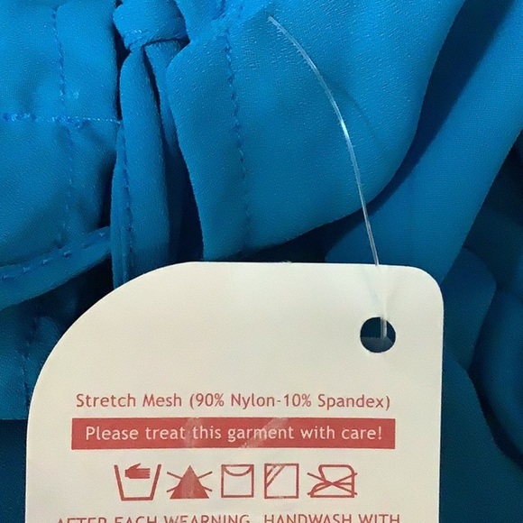 Zuliana Beach Cover Up Pants with Drawstring Size XL. Made in USA. New with Tags - Picture 7 of 7